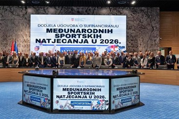Ministar Glavina dodijelio 60 ugovora u vrijednosti od gotovo 14 milijuna eura za međunarodna sportska natjecanja u 2026. godini